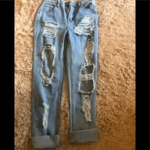 Boohoo distressed jeans